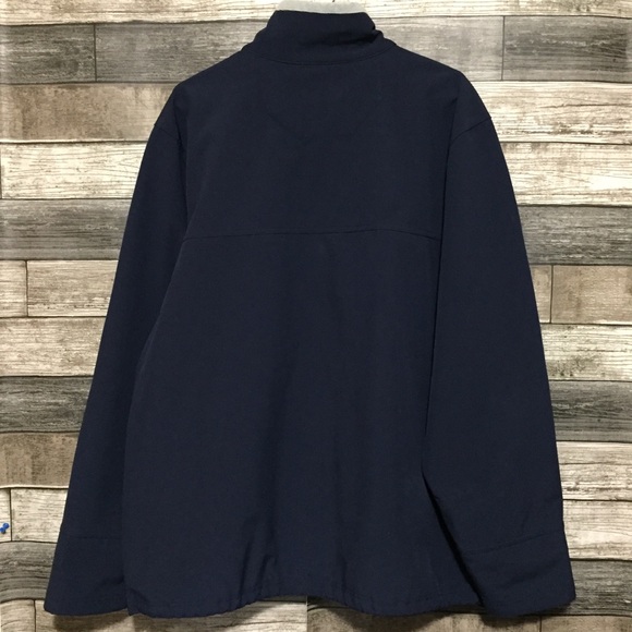 Adidas Notre Dame Softshell Fleece Lined Jacket Men’s L Navy Blue Full Zip - Picture 5 of 11